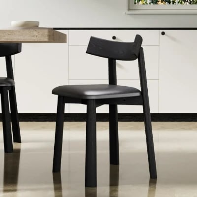 Picture of Kairo Noir Dining Chair – Painted Elegance in Natural Wood
