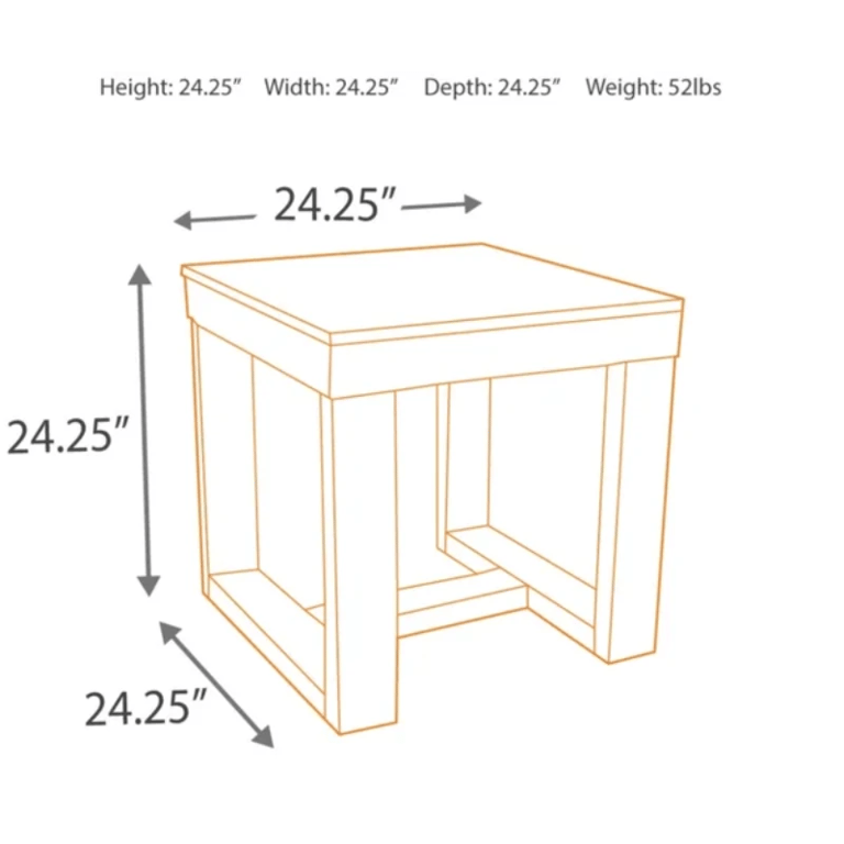 Picture of Annabella Natural wood Side table
