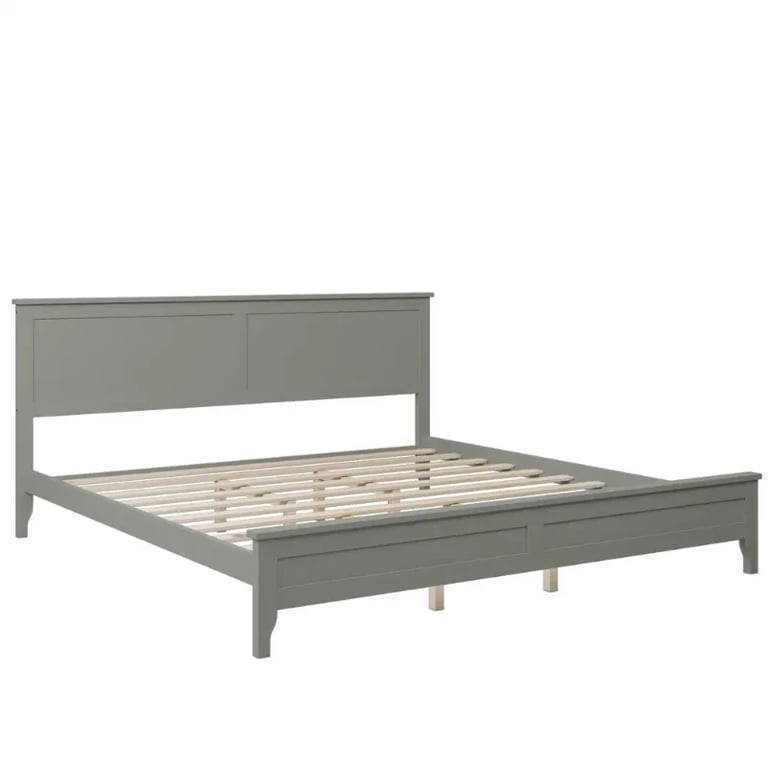 Picture of Harper Natural Wood King Bed – Modern Finish
