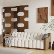 صورة كنبة ريڤا - خشب الطبيعي