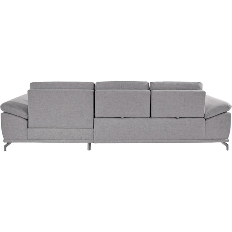 Picture of Bianco Modern L-Shaped Sectional – Natural Wood Base