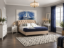 Picture of Belgrado Elegant Upholstered Bed – Tufted Square Padded Headboard