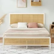 Picture of Elora Modern Natural Wood Bed
