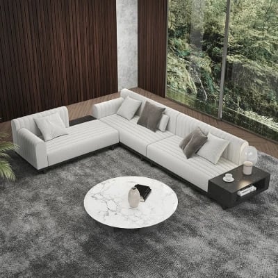 Picture of Cavallo L-Shaped Sectional – Natural Wood