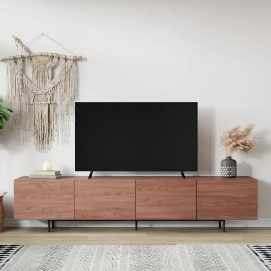 Picture of Avento Longline TV Unit – Natural Wood, 4 Doors