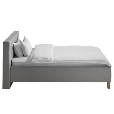 Picture of Nora Tufted Natural wood Bed