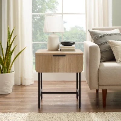 Picture of Lasino Natural wood Side table