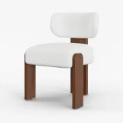 Picture of Maven Natural Wood Curve Chair