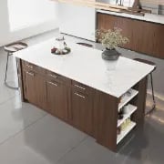 Grata Kitchen Island with Storage