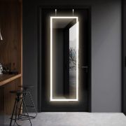 Picture of Matcha Over The Door Jewelry Armoire with Mirror