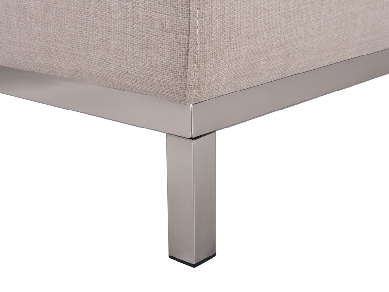 Picture of Mora Right-Hand L-Shaped Sofa with Ottoman – Natural Wood Base