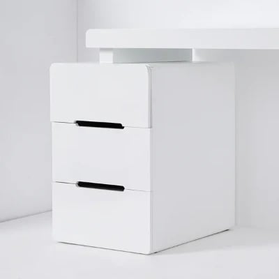 Picture of Mular – Natural Wood Desk with Multi-Drawer Storage & Movable Cabinet