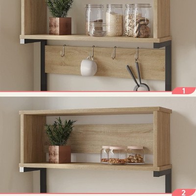 Gussi – Kitchen Stand Made of Wood and Metal