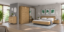 Picture of Marais Natural Wood Bedroom Set – Sliding Wardrobe