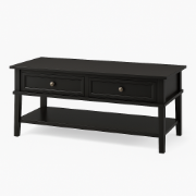 صورة سوديرفيل طاولة قهوة خشب طبيعي بأدراج تخزين