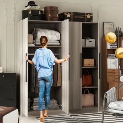 Picture of Lavetor Modern wardrobe with storage shelves