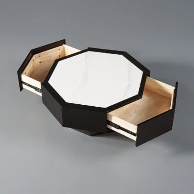 صورة لونا  طاولة قهوة مودرن - خشب طبيعي