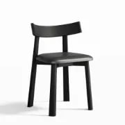 Picture of Kairo Noir Dining Chair – Painted Elegance in Natural Wood