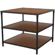 صورة طاولة جانبية خشب طبيعي - أريس