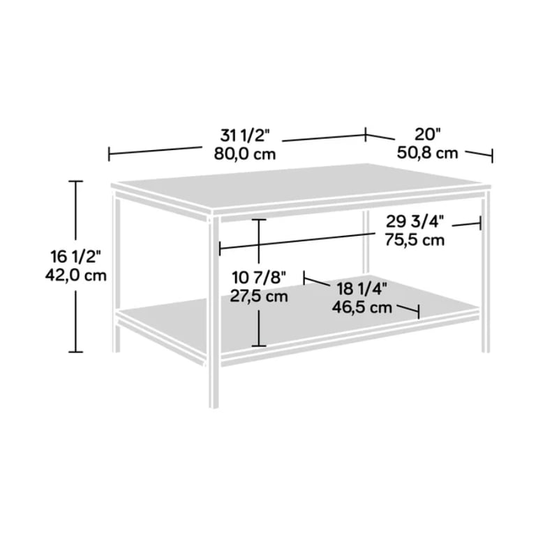 Hanni 4 Legs Coffee Table with Storage