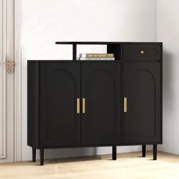 Noirette – Luxury Modern Natural Wood Shoe Cabinet