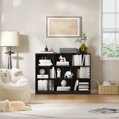 Brezly – Natural Wood Storage & Display Unit