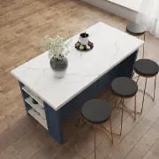 Grata Kitchen Island with Storage