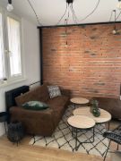 Picture of Alice Nesting Coffee Tables – Natural Wood & Metal Set of 3