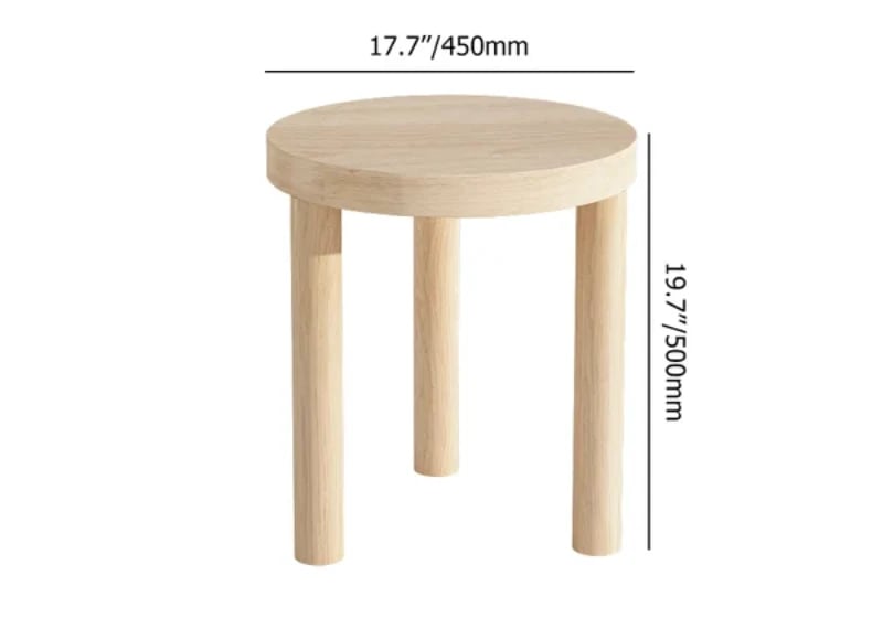 Picture of Kailie modern natural wood Side table