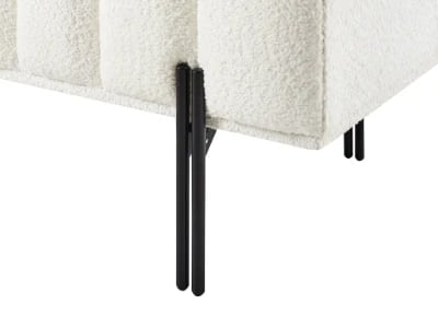 Picture of Ottoman  Velours - Natural wood.