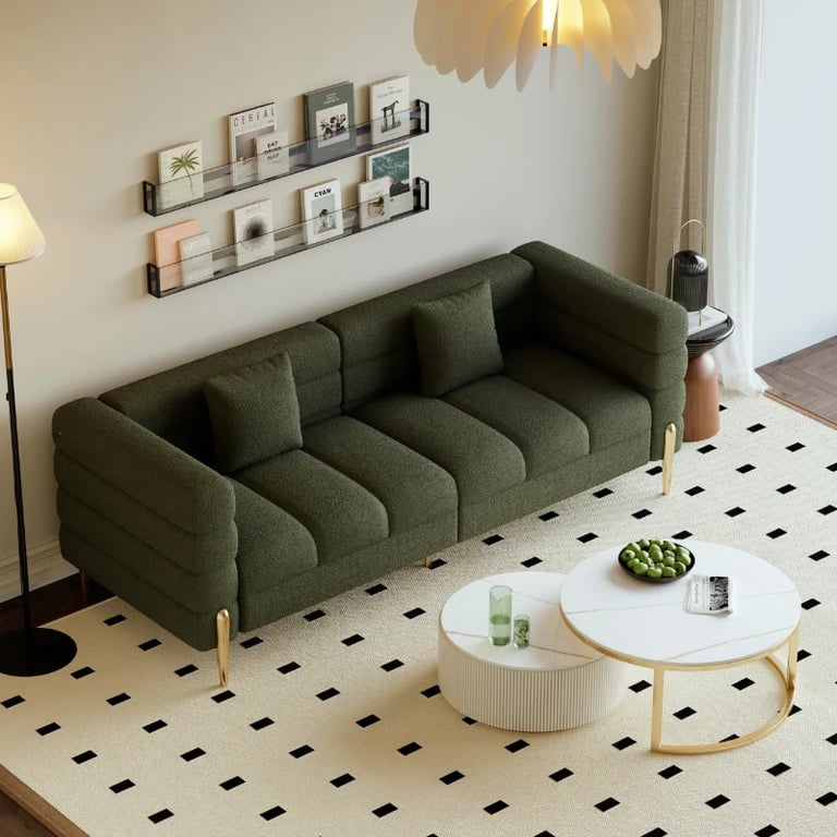 صورة كنبة كرامسي كتان