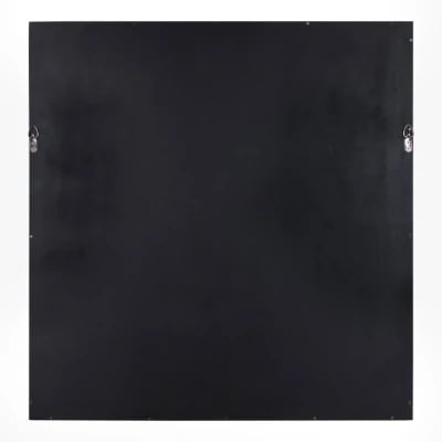 Kate and Laurel Hutton Rustic Wood Square Mirror