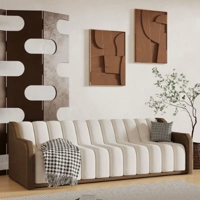 صورة كنبة ريڤا - خشب الطبيعي