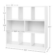 Cherey 100cm Geometric Bookcase