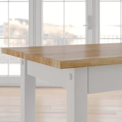 Moppi Solid Wood kitchen Island With Shelves