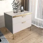 Picture of Fera Modern White Nightstand