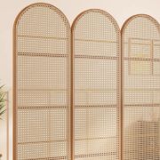 Avena Wooden Room Divider – Natural Woven Design