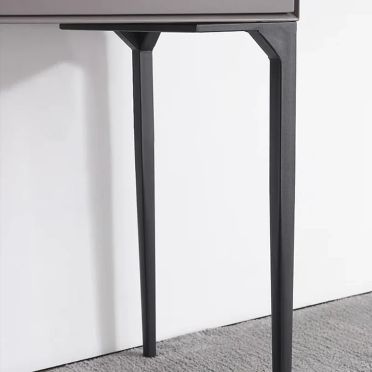 Graffie Dressing Table Set – Natural Wood with Mirror & Stool