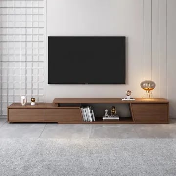 Graffi TV Unit with 3 Drawers - Expandable 