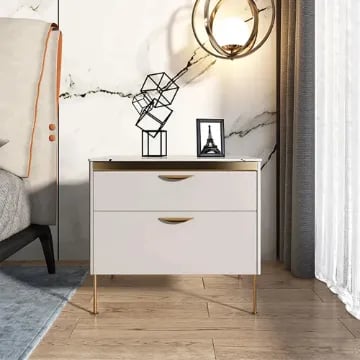 Picture of Fera Modern White Nightstand