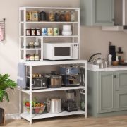 Tribesigns Baker's Rack, Kitchen Microwave Stand with Storage Shelves
