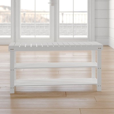 Shami  Wood Storage Bench