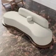 صورة كنبه ايلى - خشب طبيعى