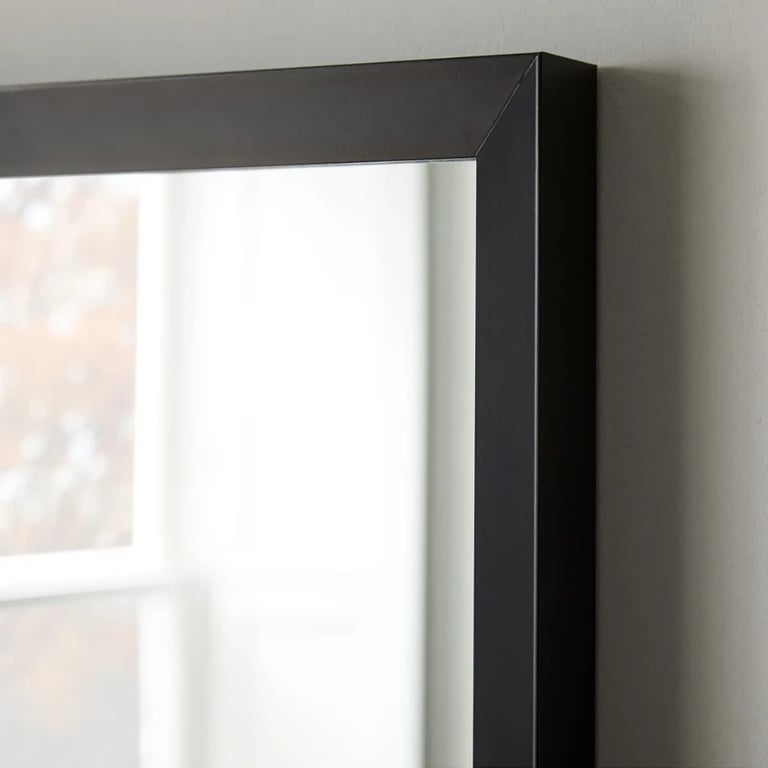 Thick Frame Metal Rectangle Wall Mirror 