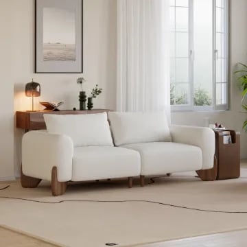 Picture of "Arbella" Sofa – Natural Wood