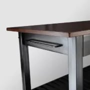 Moppi Solid Wood kitchen Island With Shelves