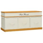 Picture of Zuzdi Wooden Storage Bench - 3 drawers