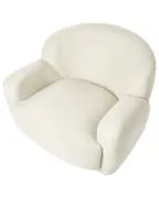 Aurix – Swivel Lounge Chair with Golden Stainless Base