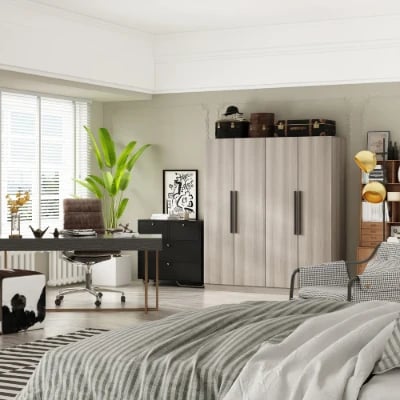 Picture of Lavetor Modern wardrobe with storage shelves