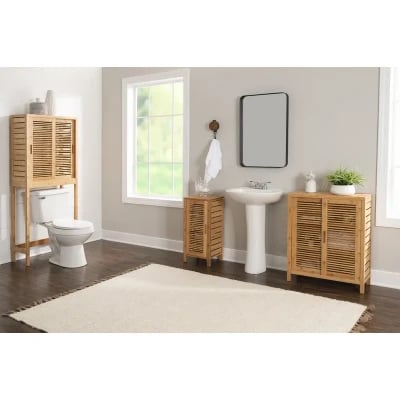 Picture of Paolo Natural wood Bathroom cabinet